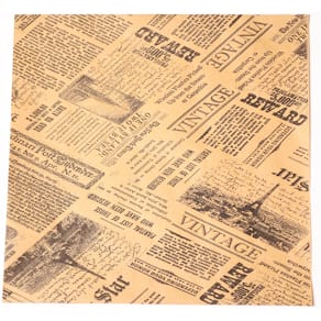 Fladpose papir+PE 50 g/m² 330x400 mm, brun, 10 kg