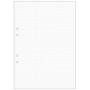 Lösblad A4, hålat, rutat hög, 500/fp