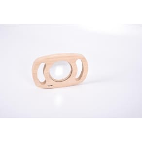 Spegel konkav/konvex trähandtag