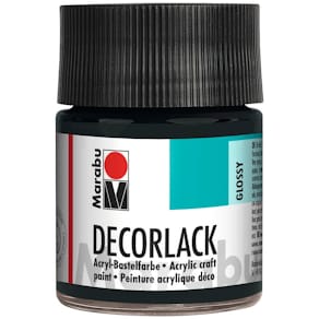 Acryllack Marabu Decorlack, schwarz, 50 ml