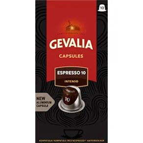 Kaffekapslar GEVALIA ESP INTENSO 10/fp