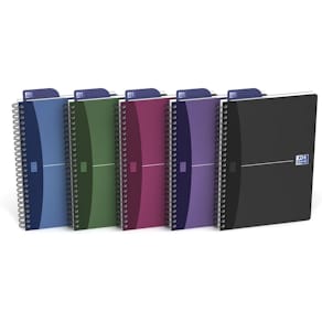 Anteckningsbok Oxford Urban Mix PP A5, rutat
