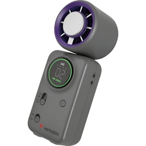 Verbatim Cool 'n' Go Ice Touch Mini Handheld Fan Purple