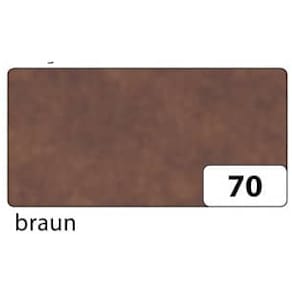 Transparentpapier Folia, braun, 70x100 cm, 42 g/m², gerollt