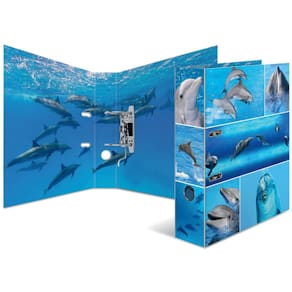 Ordner HERMA Delfine, A4, 70 mm Rückenbreite, bunt