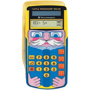 Texas TI Little Professor solar