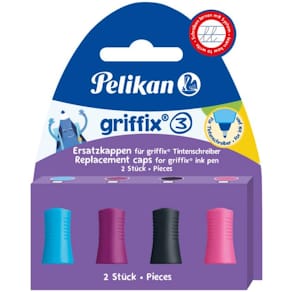 Ersatzkappen für Tintenroller Pelikan griffix, sortiert