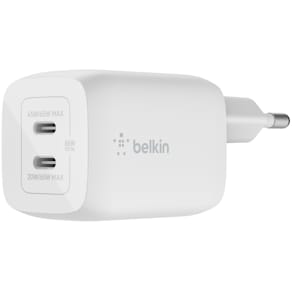 65W PPS Dual USB-C GaN Charger + 2m C-C 100W cable