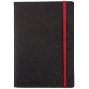 Anteckningsbok OXFORD Black n´Red A5, soft, linjerat