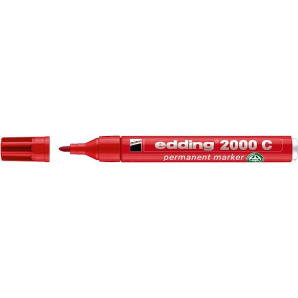 Merkepenn EDDING 2000 rund rød 10st