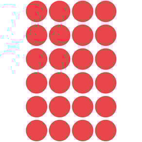 Markierungspunkte Avery Zweckform, Ø 18 mm, rot, 96 Stück