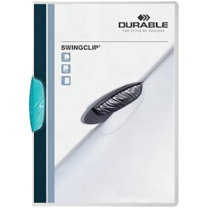 Klemmmappe Durable Swingclip, A4, mittelblau