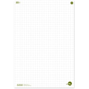 Flipchartblock STAUFEN GREEN Style REC, kariert, 20 Blatt, 80 g/m