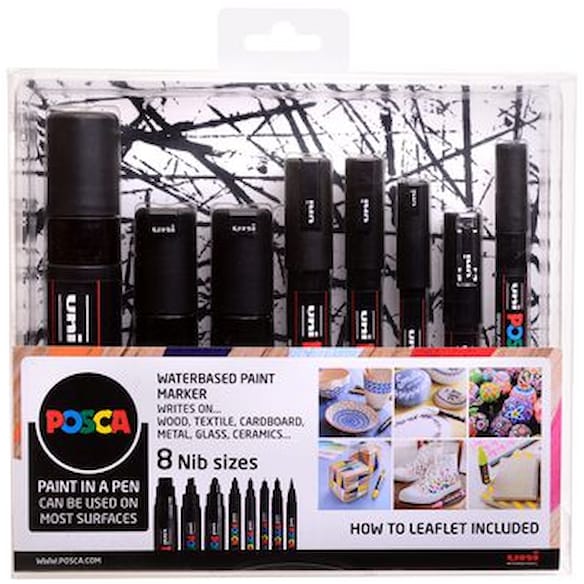 Paintmarker UNI Posca multi-pk sort (8)