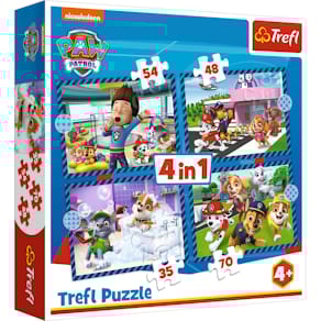 Puzzle Trefl 4-in-1 Paw Patrol