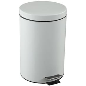 Papperskorg CEP Rossignol pedal 14L vit