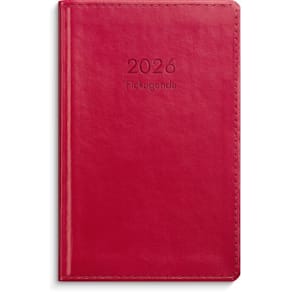 Fickagenda 2026 röd