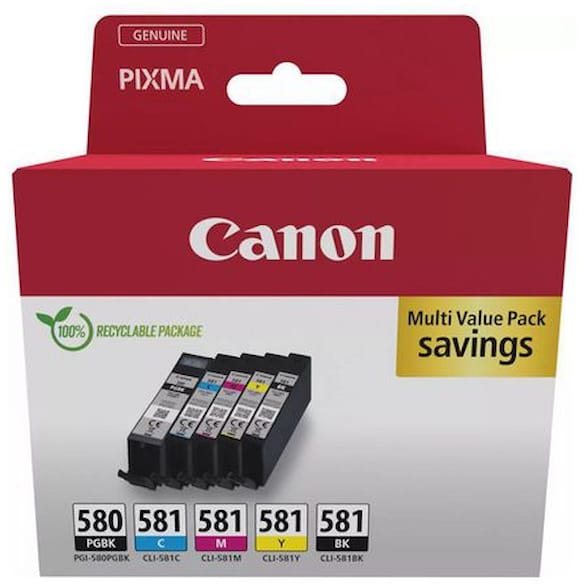 Blekk CANON PGI-580/CLI-581 BK/CMYK