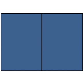 Briefkarte Rössler Paperado, A6 HD PL, jeans