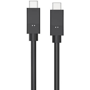 Laddkabel USB-C till USC-C 3.1 5A/100W/10GB Gen 2 1,5 m svart