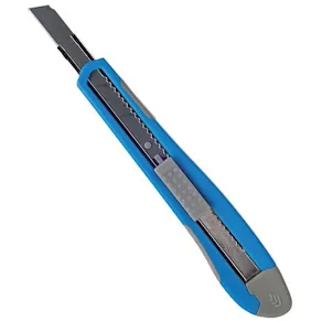 Hobbykniv LYRECO 9mm blå/grå