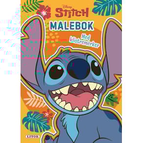Malebok EGMONT Stitch m.klistermerker