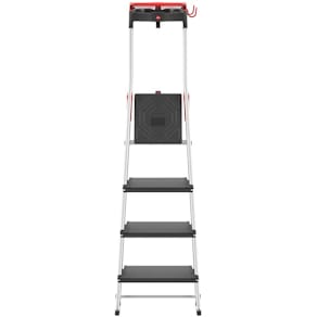 Sicherheits-Stehleiter Hailo L100 TopLine, silber