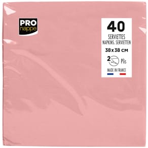 Servett PRONAPPE 38x38cm rosa 40/fp