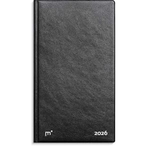 Ugekalender Mayland Life tværformat 2026, sort, FSC, 1 stk