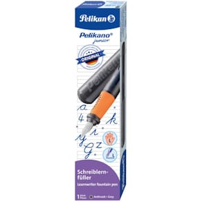Füllhalter Pelikan Pelikano Junior, Patrone, L, anthrazit