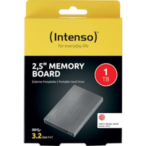 Externe Festplatte Intenso Memory Board, 2,5 Zoll, USB 3.0, 1 TB
