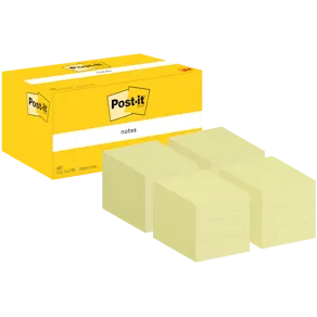 Post-it Notisar 38x51 gul (12)