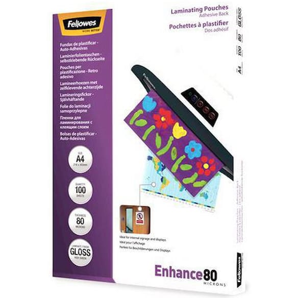 Lamineringslomme FELLOWES A4 80 SK (100)
