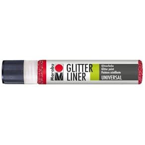 Glitter-Liner Marabu, 25 ml, rubin