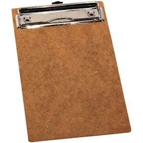 Klemplaat Bronyl, hout, ft A6 (18,5 x 10,5 cm)