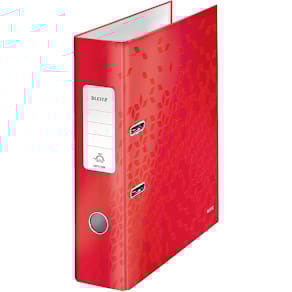Ordner Leitz WOW, rood, rug van 8,5 cm