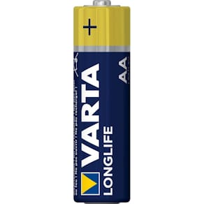 Batteri Varta AA Longlife alkaline 1,5V (LR6)