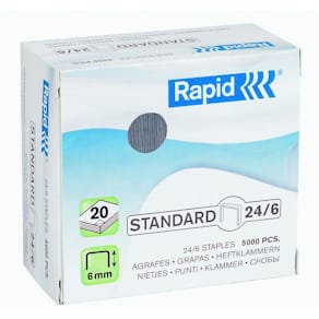 Häftklammer RAPID 24/6 galv 5000/fp