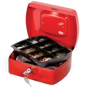 Geldkassette Q-CONNECT Gr. 2, rot