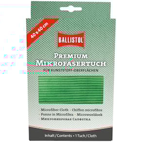 Mikrofasertuch BALLISTOL Premium, grün, 40x40 cm