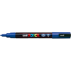 Pigmentmarker Uni-Ball POSCA PC-3M, dunkelblau