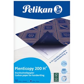 Durchschreibpapier Pelikan Plenticopy 200 H, blau, A4, 10 Blatt