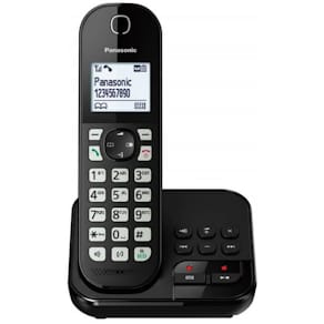 Telefon Panasonic KX-TGC460GB, schwarz, mit Anrufbeantworter