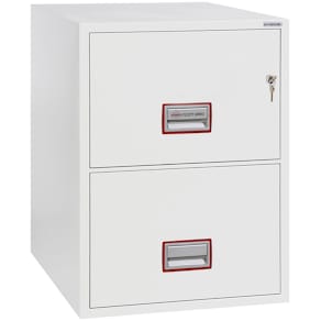 Hängeregistraturschrank Phoenix Safe FS2272K, 2 Schubladen, weiß