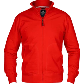 Sweatjacka TEXSTAR HC04 röd 2XL