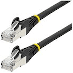StarTech.com 2m CAT6a Ethernet Cable - Black - Low Smoke Zero