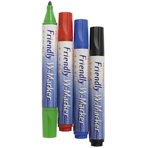 Blädderblockspenna Friendly, konisk, 4/fp