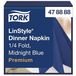 Servett TORK LinStyle Middag blå 50/fp