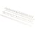 Bindruggen Fellowes, 8 mm, wit, pak van 100 stuks