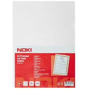 Aktmapp PP A4 0,15 transp 25/fp